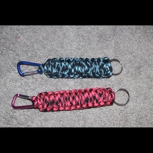 paracord keychains (set of 2)